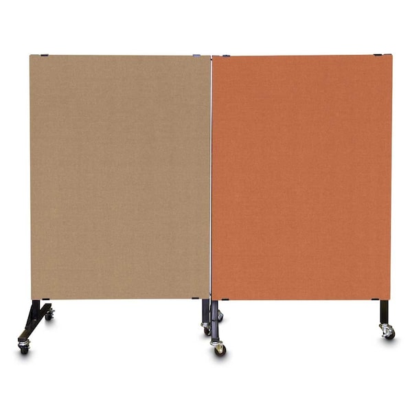 Enclosed Corkboard, 1 Door, 72"x48", 4" Fra